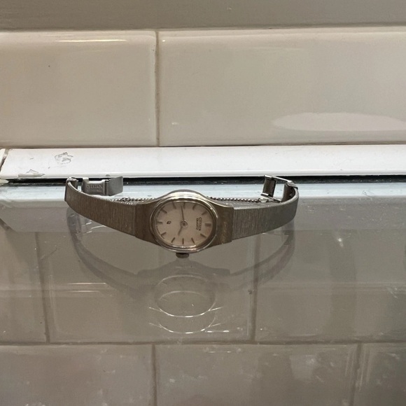 Stainless Steel Silver Vintage Watch
